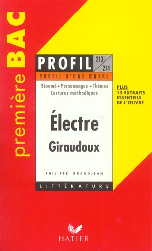 Electre, de Jean Giraudoux