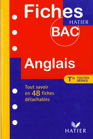 Fiches du bac anglais toutes series