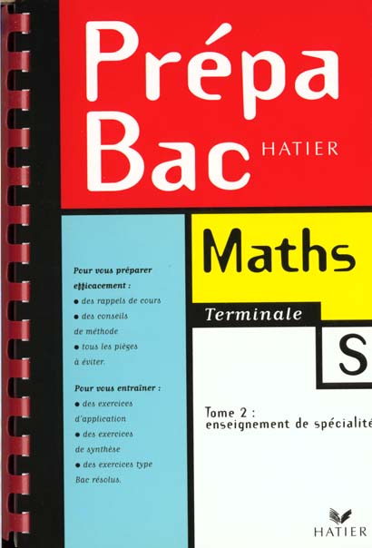 Prepabac mathematiques tle s (specialite)  tome 2