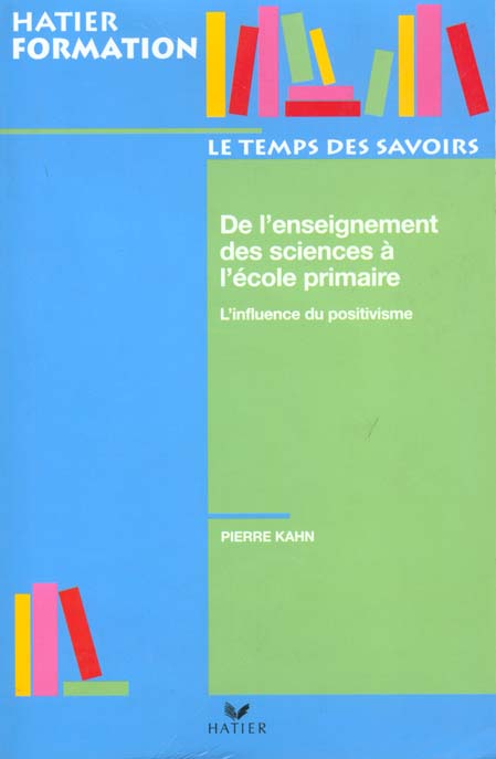 De l'enseignement des sciences a l'ecole primaire