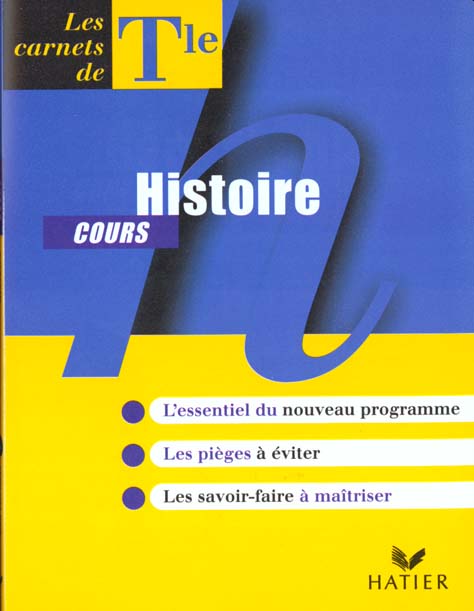 Histoire - cours tle
