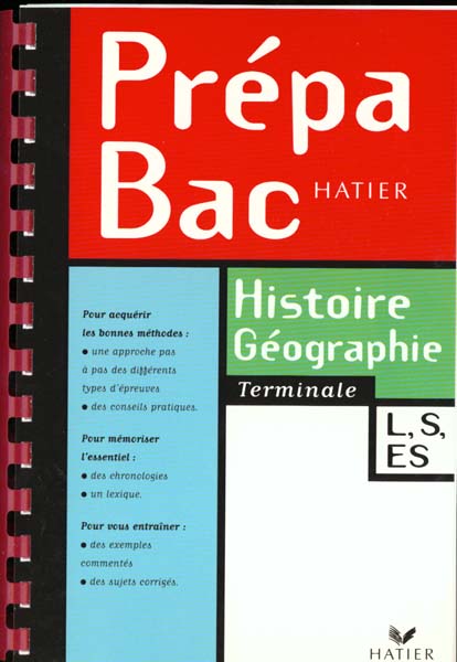 Prepabac histoire-geographie tle l, es, s
