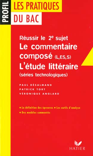 Profil pratique du bac le commentaire compose