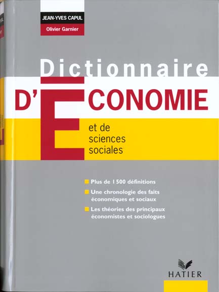 Dictionnaire d'economie