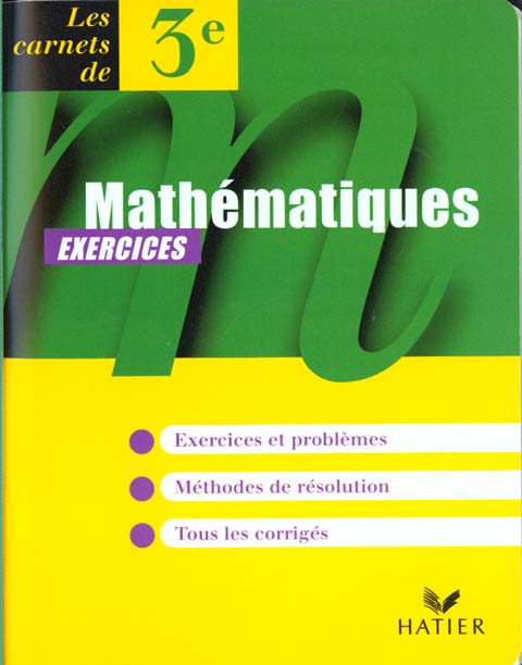 Mathematiques - exercices 3e