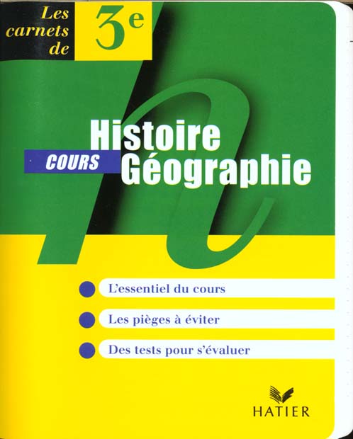 Histoire-geographie - cours 3e
