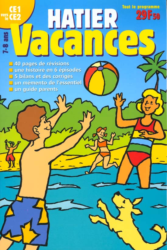 Hatier vacances : du ce1 au ce2