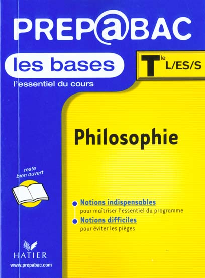 Cours philosophie terminales l-es-s