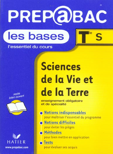 Cours sciences de la vie et de la terre terminale s