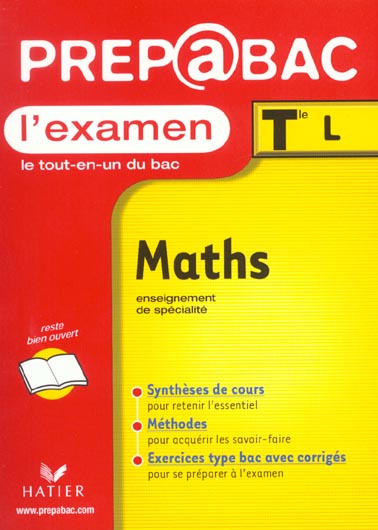 Mathematiques terminale l