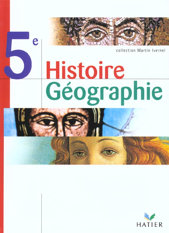 Histoire-géographie ; 5ème ; livre de l'élève (édition 2001)