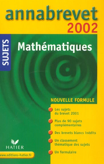 ANNABREVET SUJETS