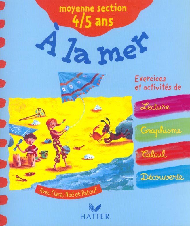 A la mer ; moyenne section de maternelle