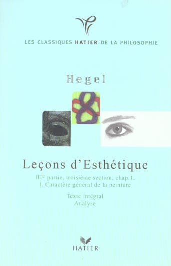 Lecons d'esthetiques