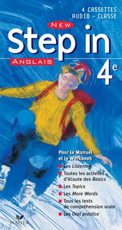 NEW STEP IN : anglais ; 4ème ; 4 cassettes audio de la classe (édition 2002)