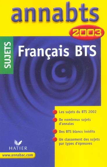 ANNABAC SUJETS