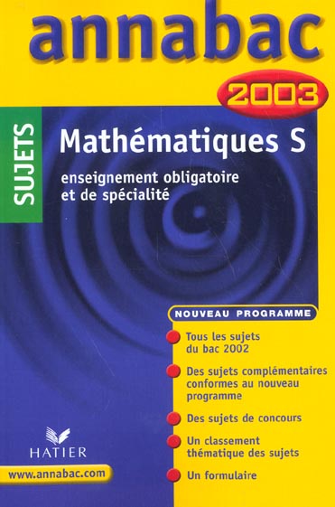 ANNABAC SUJETS