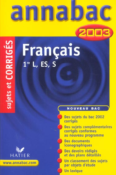 Annabac sujets & corrigés