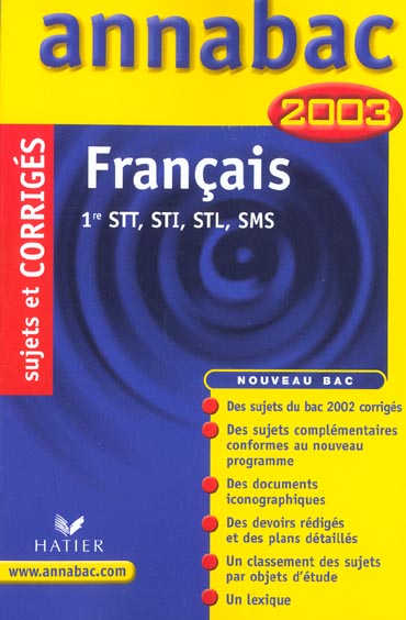 Annabac sujets & corrigés
