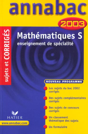 Annabac sujets & corrigés