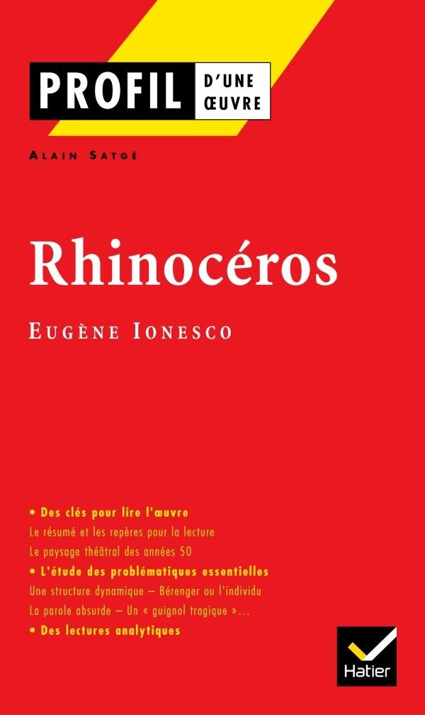 Rhinocéros d'Eugène Ionesco