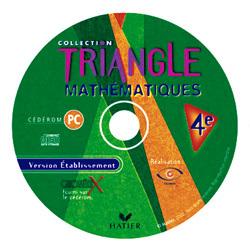 TRIANGLE HATIER : mathématiques ; 4ème ; CD-rom activités multimédia, version 15 postes (édition 2002)