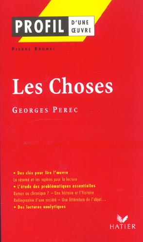 Les choses de Georges Pérec