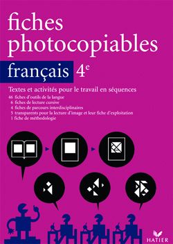 Orthographe et grammaire ; 4ème ; travaux dirigés ; fichier photocopiable et transparents (édition 2003)