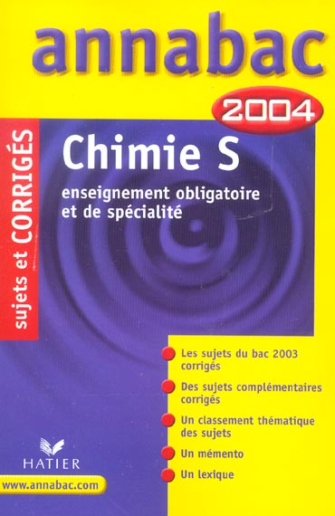 Annabac Tome 00022 : enseignements obligatoire et de specialite ; sujets et corriges (édition 2004)