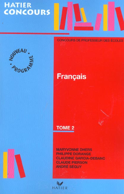 Concours de professeur des ecoles ; nouveau programme ; Tome 2 (édition 2003)