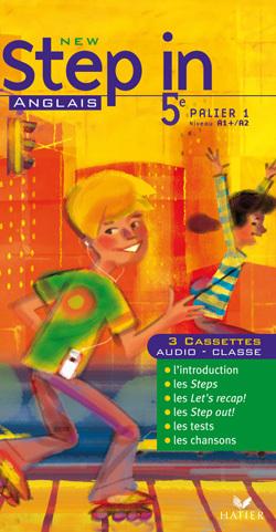 NEW STEP IN : anglais ; 3 cassettes audio classe (édition 2007)