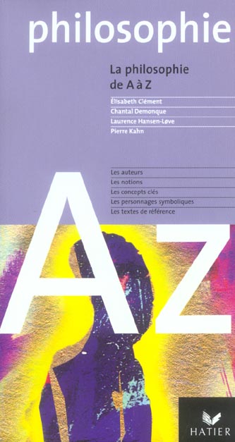 La philosophie de A à Z
