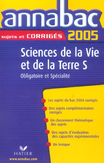 Annabac sujets & corrigés (édition 2005)
