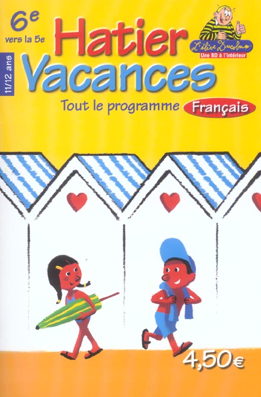 Hatier vacances : francais 6eme/5eme