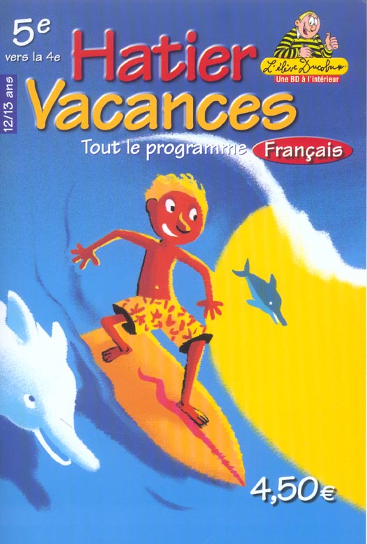 Hatier vacances : francais 5eme/4eme
