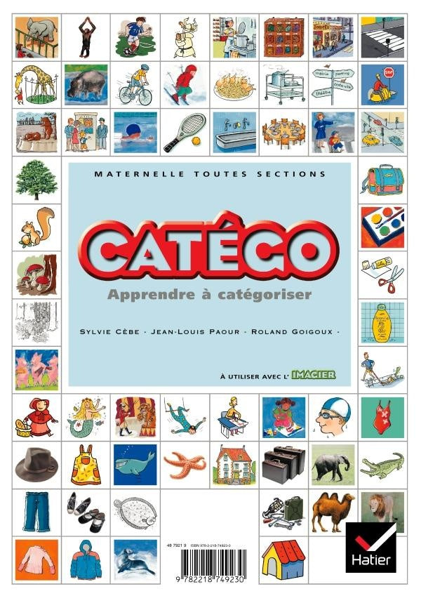Catégo ; apprendre à catégoriser ; maternelle toutes sections ; guide du maître (édition 2004)