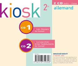 KIOSK : allemand ; 2nde ; CD audio classe (édition 2004)