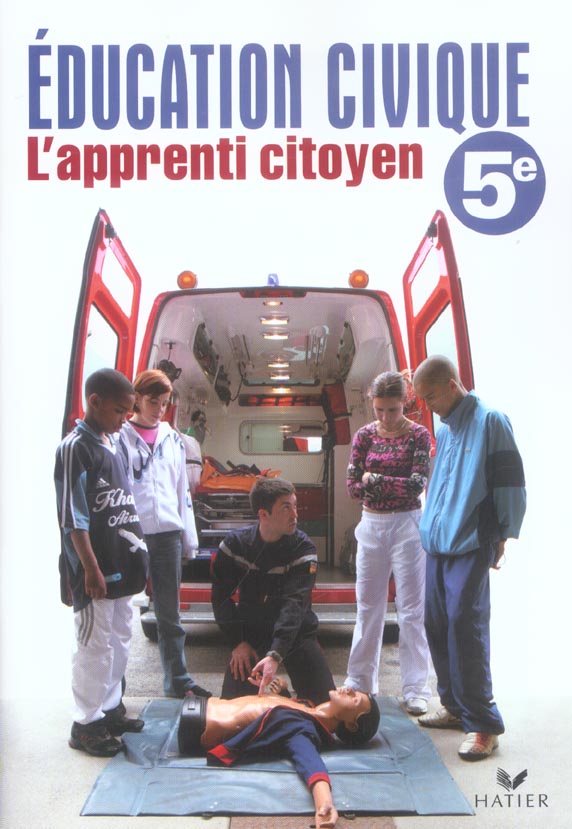 éducation civique ; 5ème ; l'apprenti citoyen ; cahier de l'élève (édition 2005)