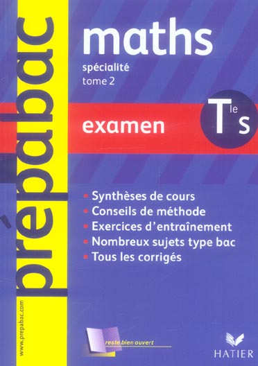 PREPABAC EXAMENS : enseignement de specialite