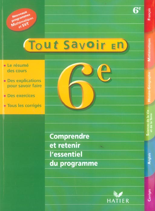 Tout savoir (édition 2005)