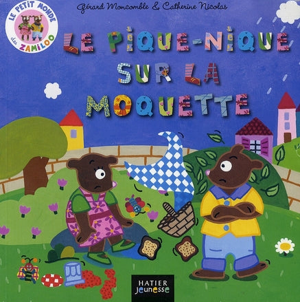 Le petit monde des zamiloo ; le pique-nique sur la moquette