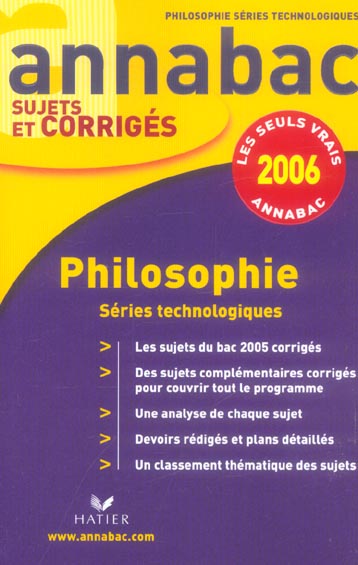 Annabac sujets & corrigés Tome 12 (édition 2006)