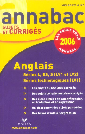 Annabac sujets & corrigés Tome 13 (édition 2006)