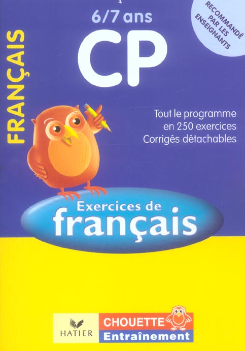 Chouette entraînement : français ; CP ; 6/7 ans