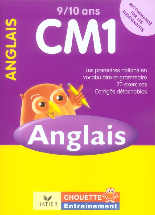 Chouette entraînement : anglais ; CM1 ; 9/10 ans