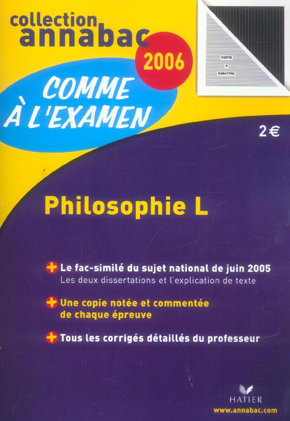Annabac sujets & corrigés (édition 2006)