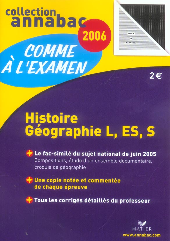 Annabac sujets & corrigés (édition 2006)