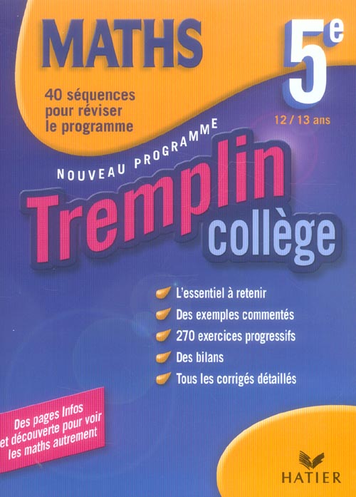 Maths ; 5eme (edition 2006)