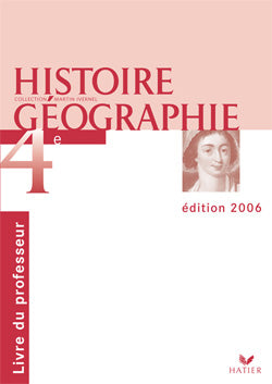 Histoire-géographie ; 4ème ; livre du professeur (édition 2006)