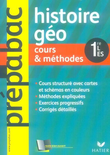 Histoire-géographie ; 1ère l/es (édition 2006)